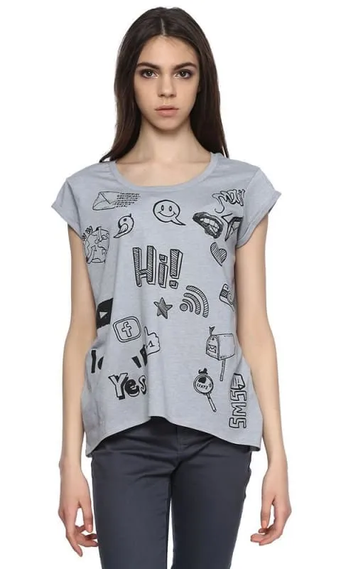 39603 Couple Heather T-Shirt - Grey