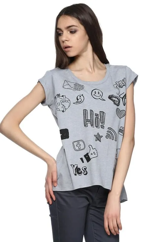 39603 Couple Heather T-Shirt - Grey