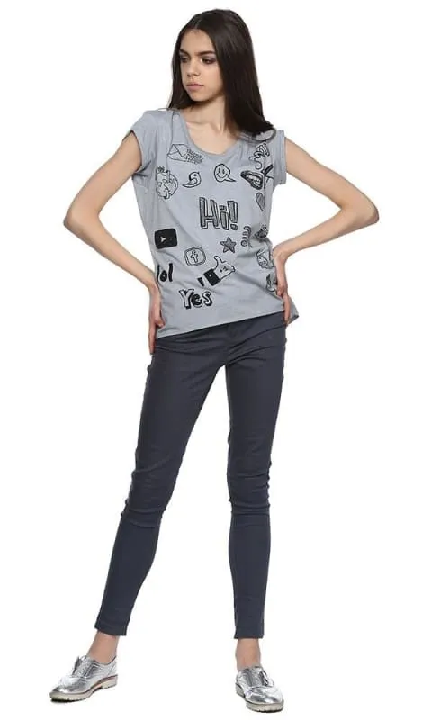 39603 Couple Heather T-Shirt - Grey