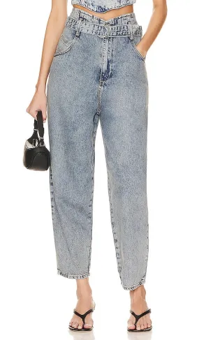 ALLSAINTS Sammy Paperbag Jean in Blue