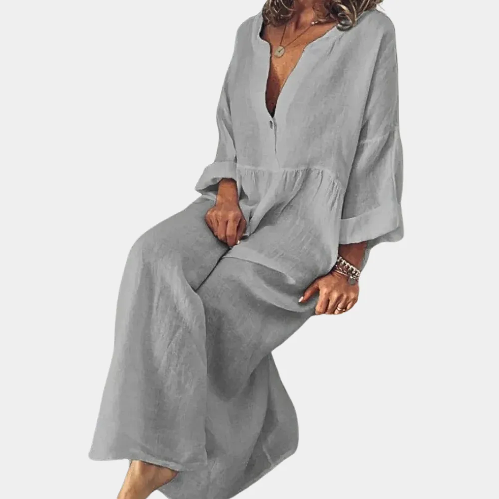 Amanda - Maxi Dress - Classic - Lightweight Modern Style - Ideal for Summer