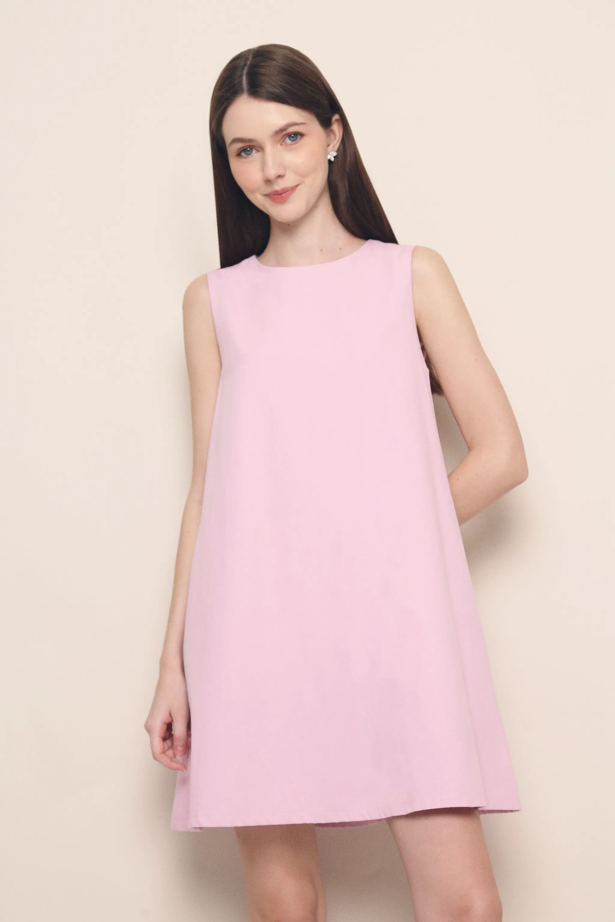 Avenir Sleeveless Shift Dress Pink