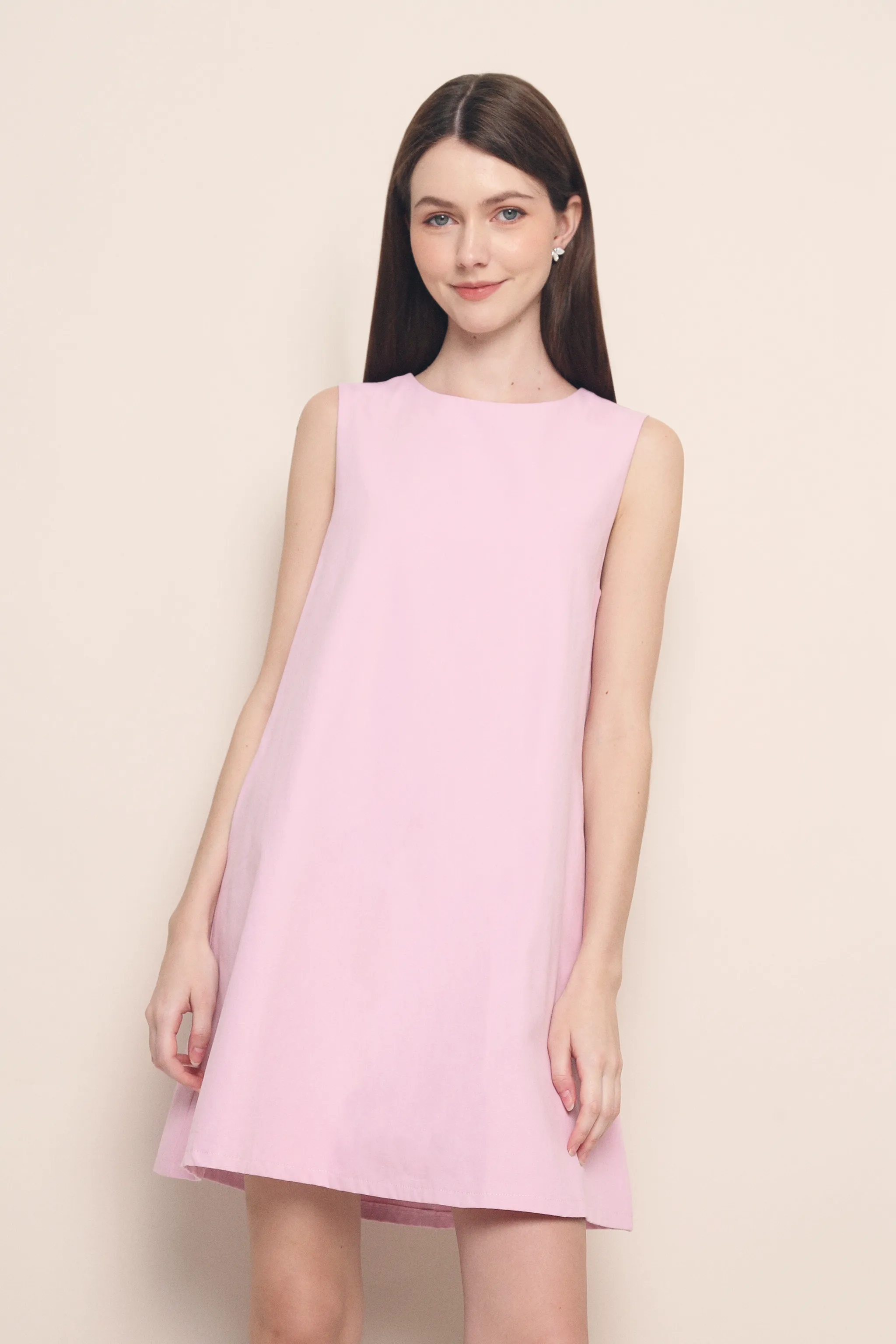 Avenir Sleeveless Shift Dress Pink