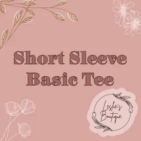 Basic T-shirt’s