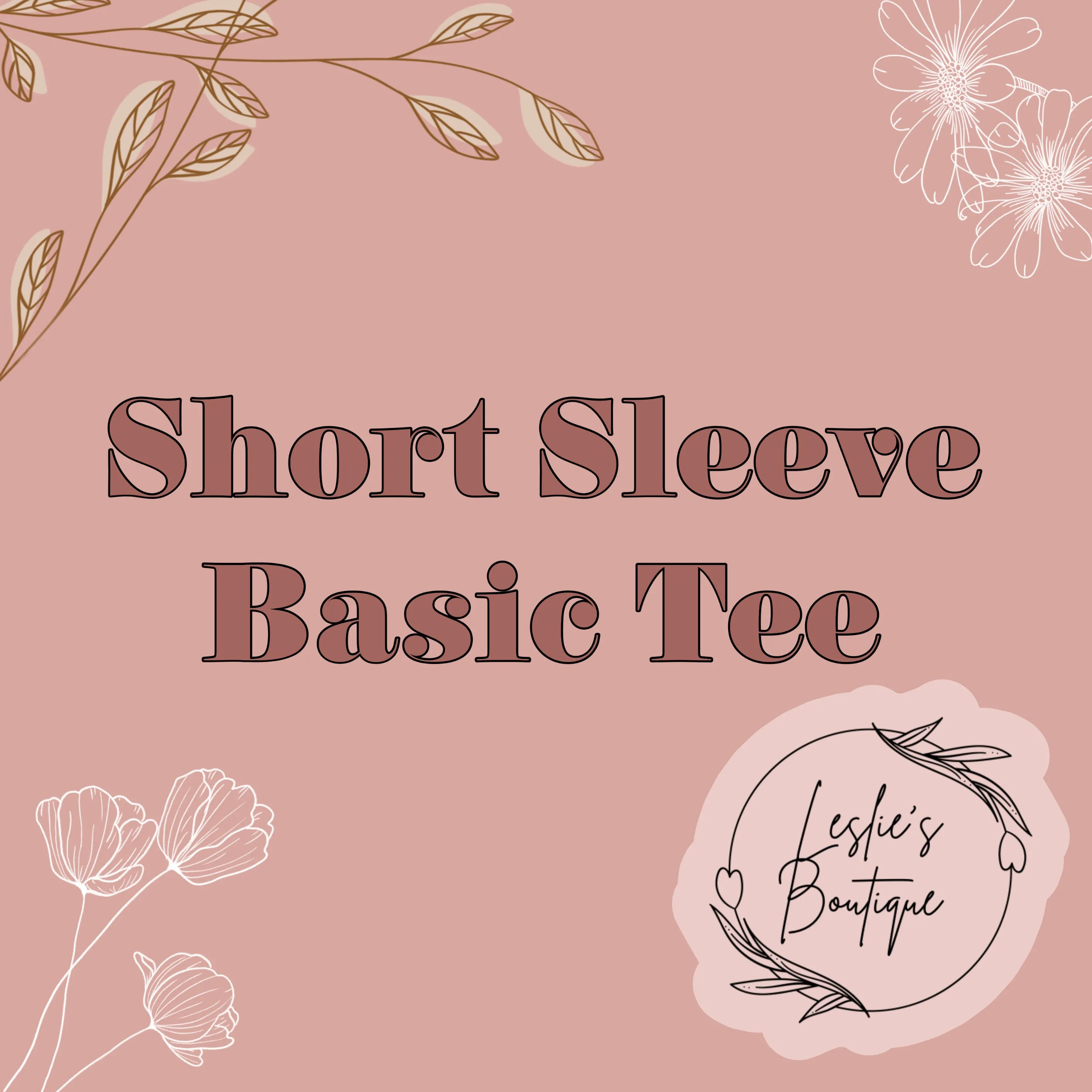 Basic T-shirt’s