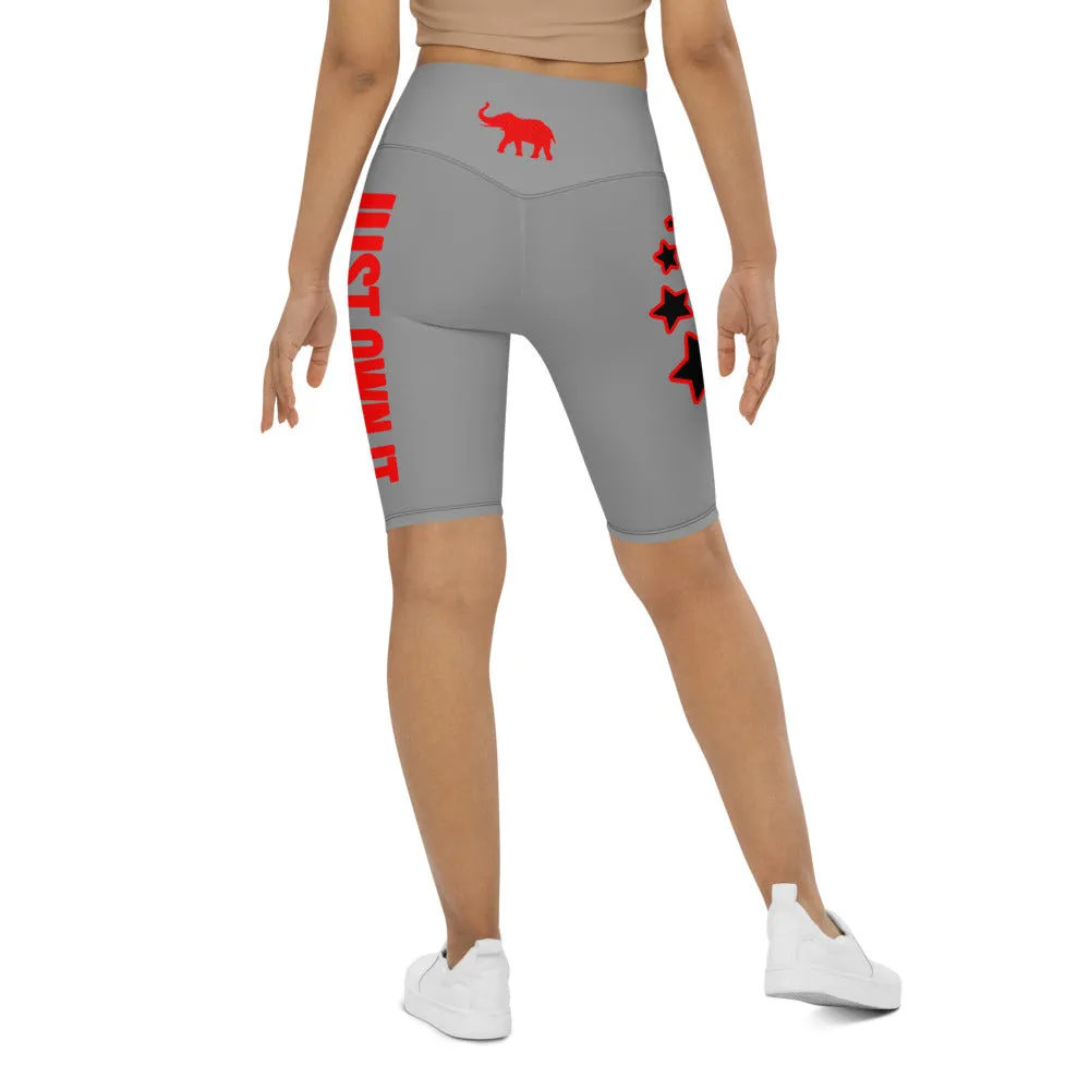 Black Mogul Just Own It  Biker Shorts