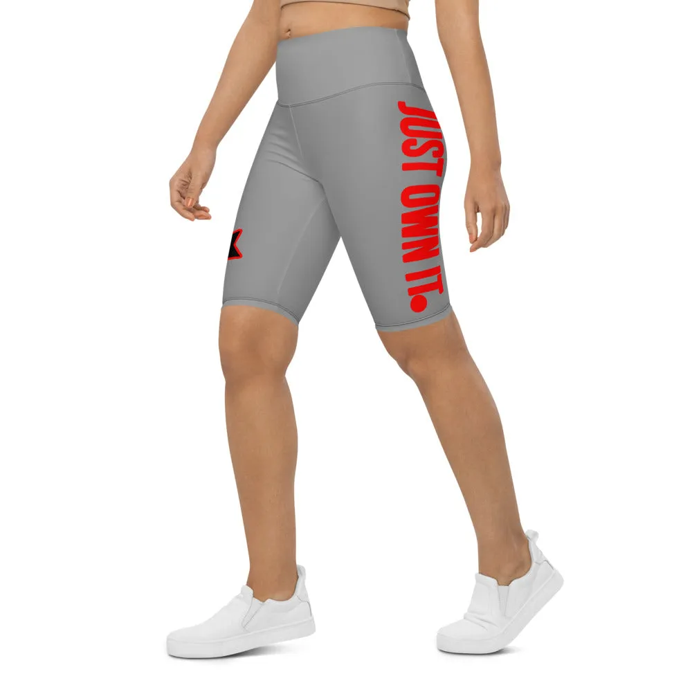Black Mogul Just Own It  Biker Shorts
