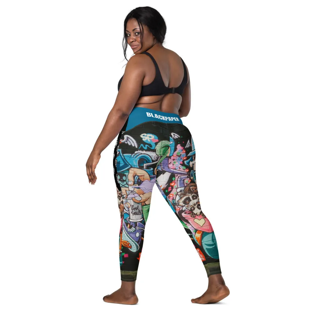 Black Paper - Leggings GRAFFITI