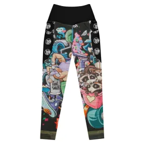 Black Paper - Leggings GRAFFITI