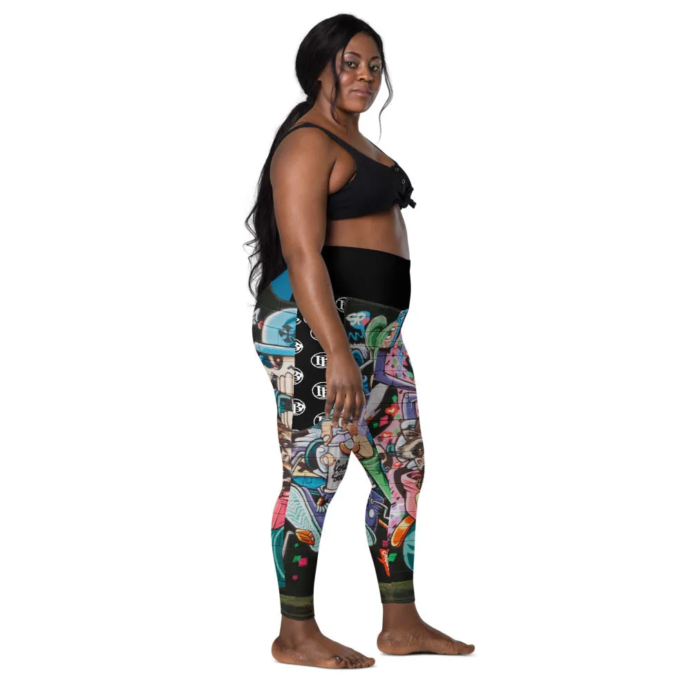 Black Paper - Leggings GRAFFITI