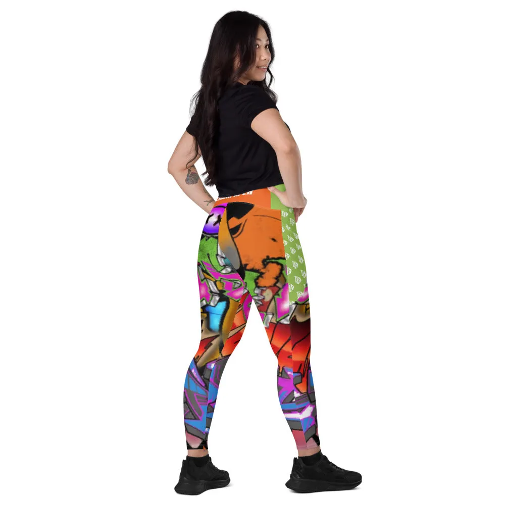 Black Paper - Leggings STREET ART