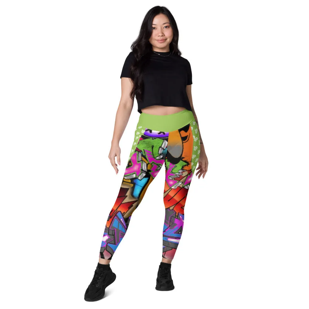 Black Paper - Leggings STREET ART