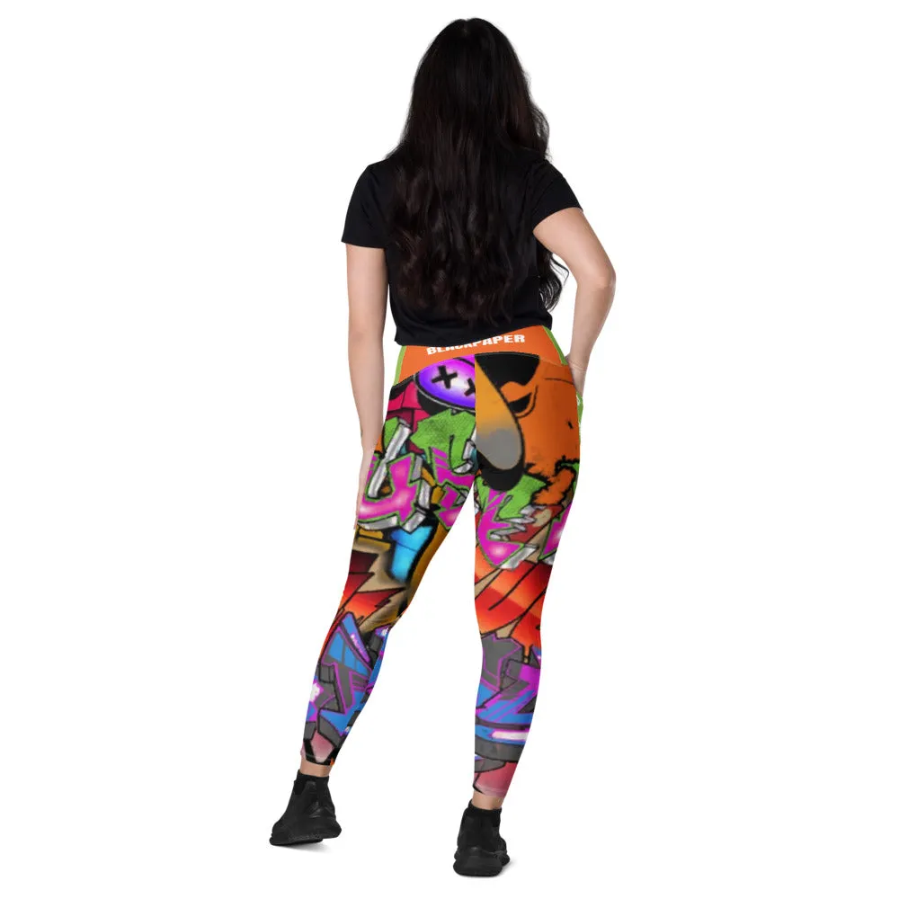 Black Paper - Leggings STREET ART