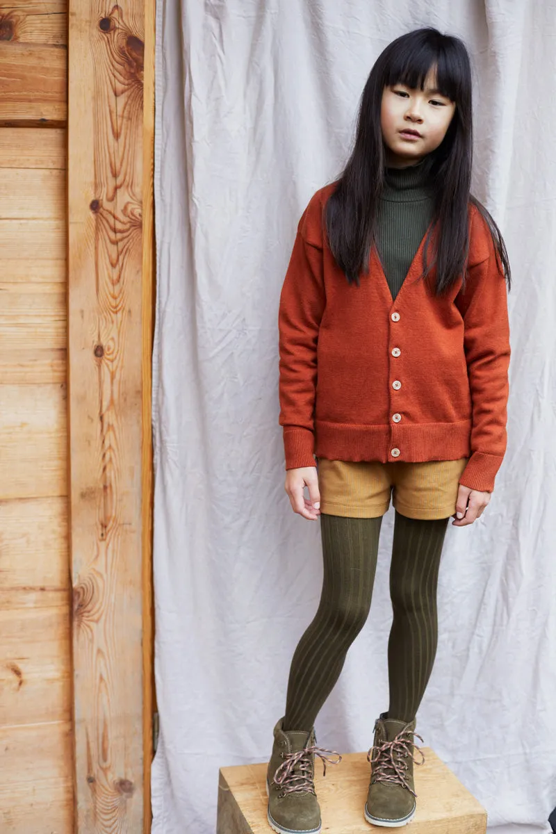 Cardigan Dark Ginger