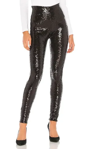 Commando Sequin Leggings in Black