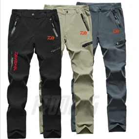 Daiwa Fish Pants Outdoor Quick Dry Pants Men Summer Breathable Camping Trousers Removable Shorts Trekking Hunting Fishing Pants