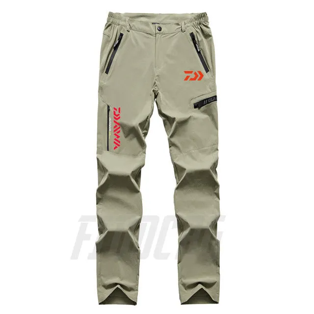 Daiwa Fish Pants Outdoor Quick Dry Pants Men Summer Breathable Camping Trousers Removable Shorts Trekking Hunting Fishing Pants