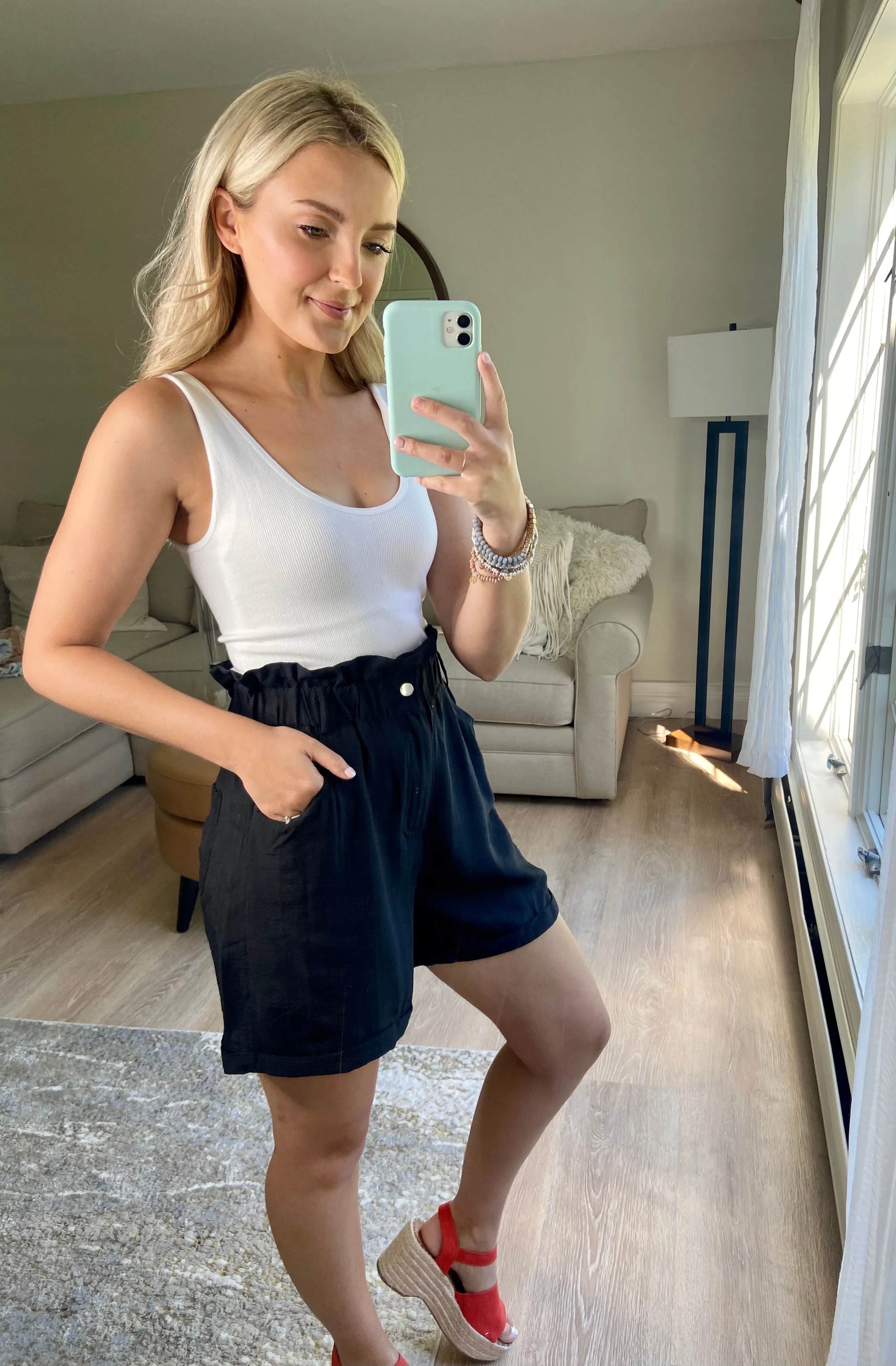 Dress It Up Paperbag Shorts