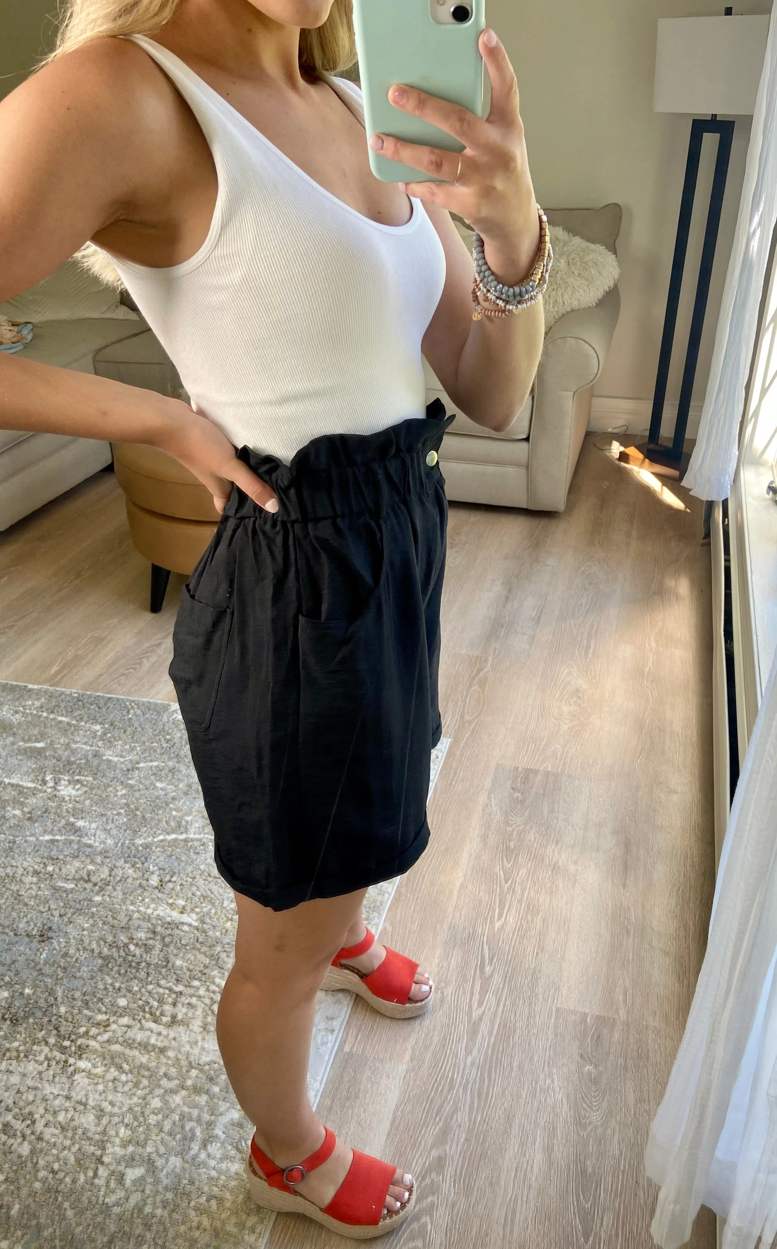 Dress It Up Paperbag Shorts