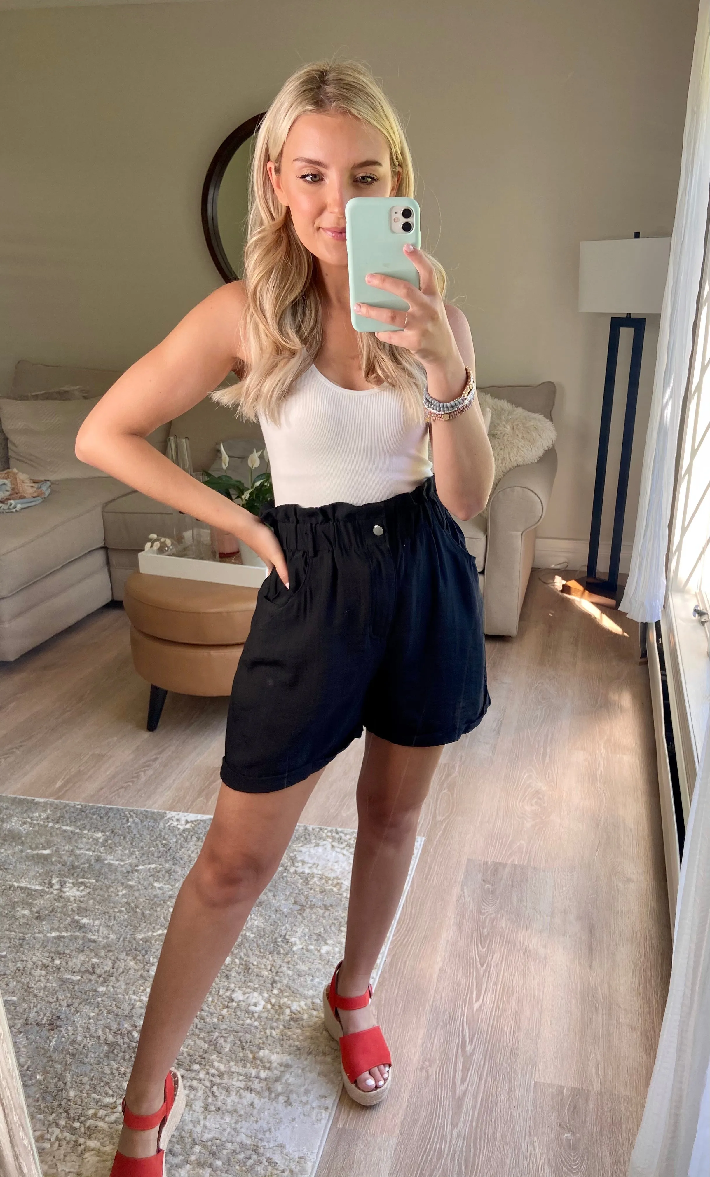 Dress It Up Paperbag Shorts