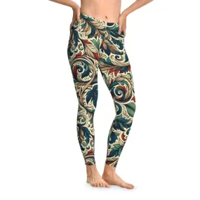 Fall Leaves Womens Spandex Leggings