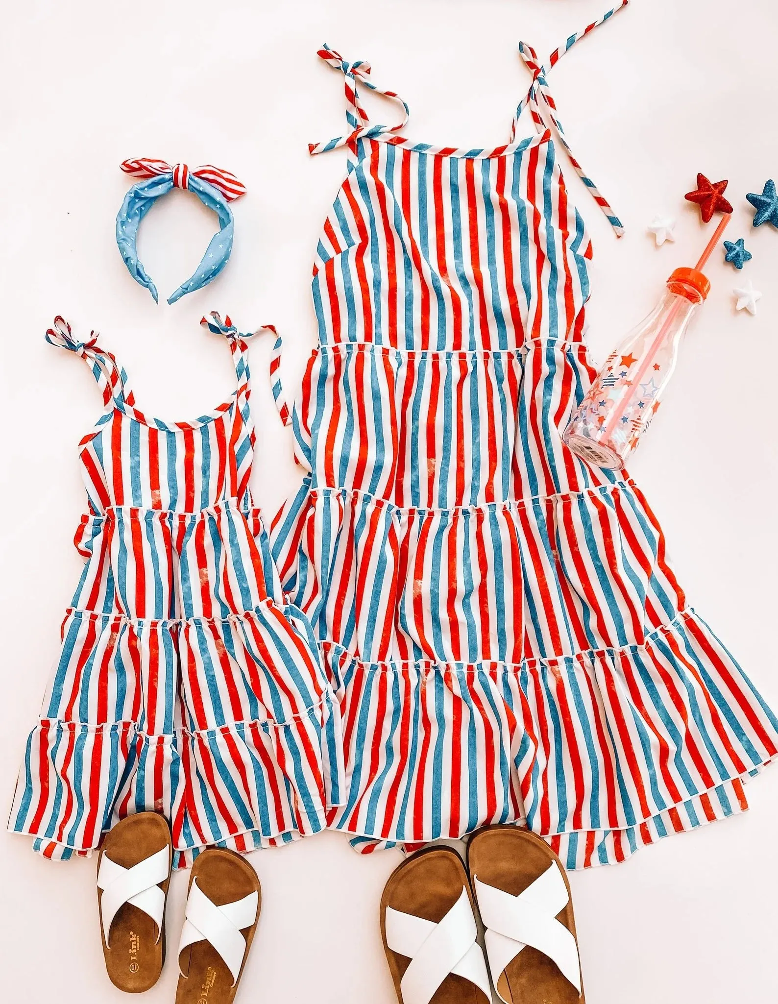 Festive 4th Mommy & Me Matching Dresses