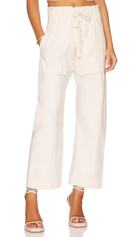Free People Sky Rider Pant in Ivory