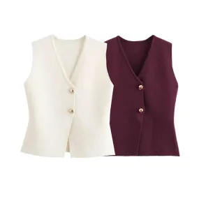 Gold Button Cardigan
