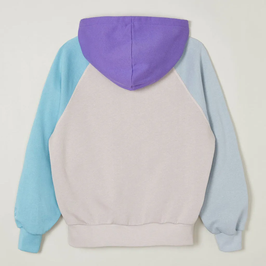 Hoodie Colourblock Cloud