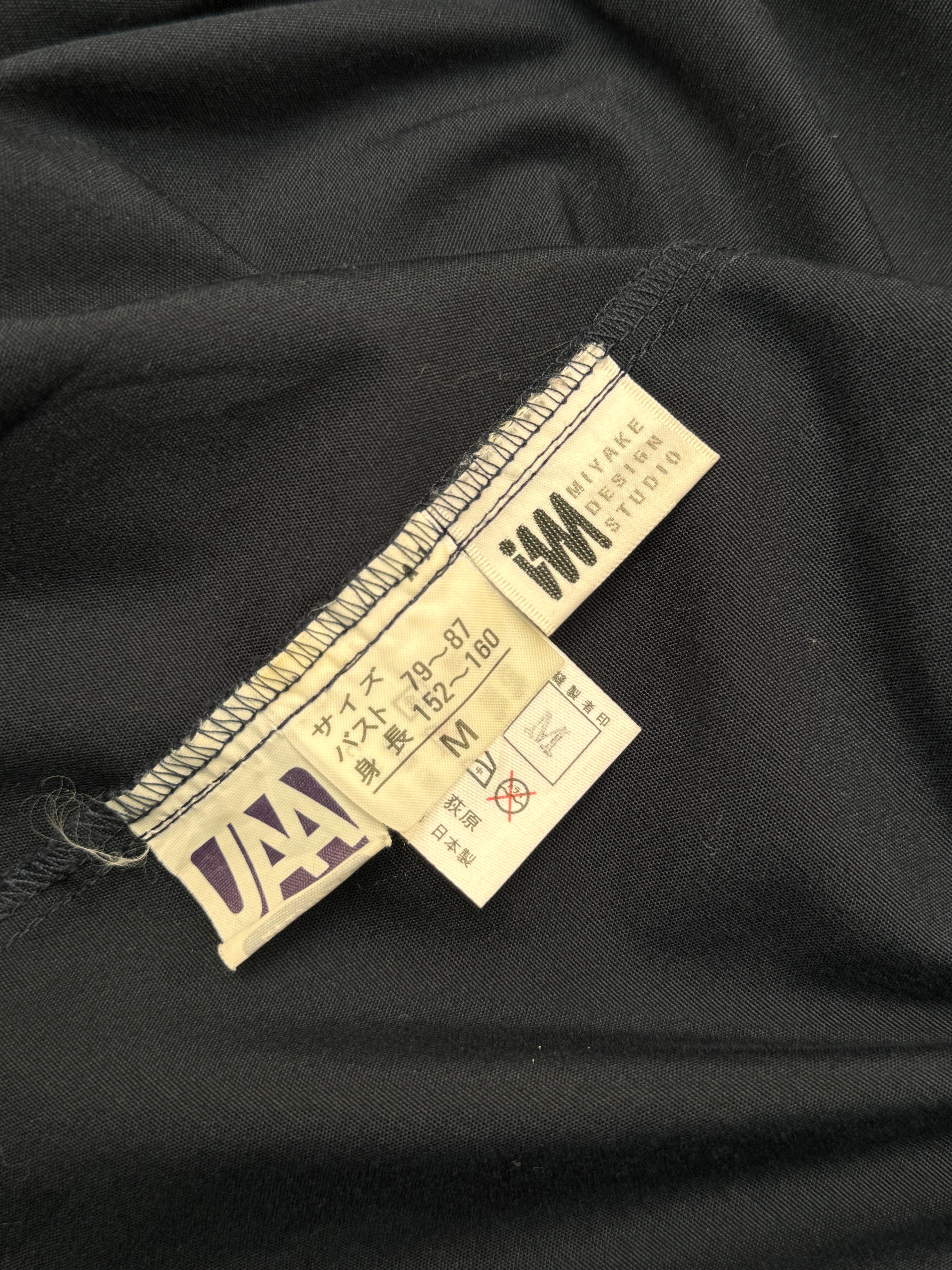 Issey Miyake Knitted Edge Navy Painters Smock