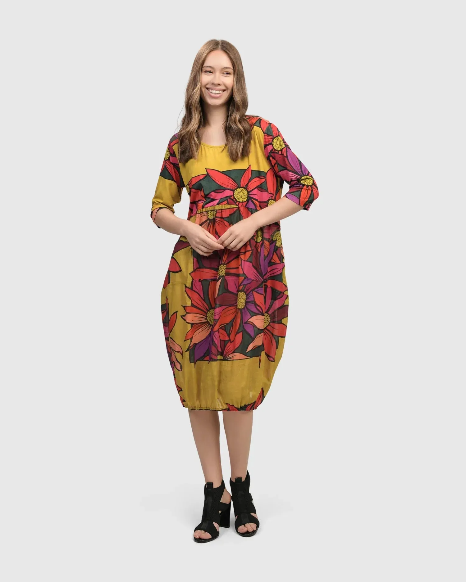Jasmine Relaxed Dress, Bouquet