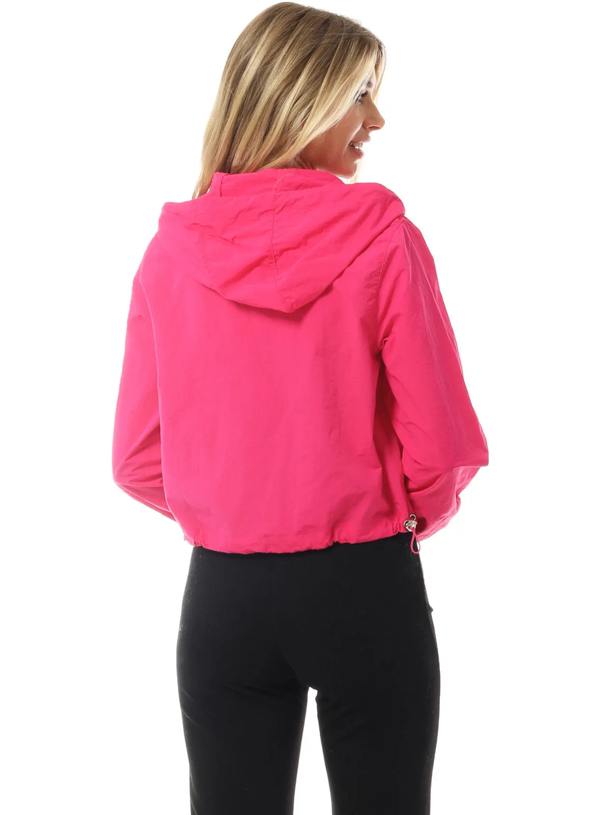 Lightweight Cropped Jackets Yoga Quick Dry Windbreaker Zipper Jackets Workout Running Hoodie Jackets