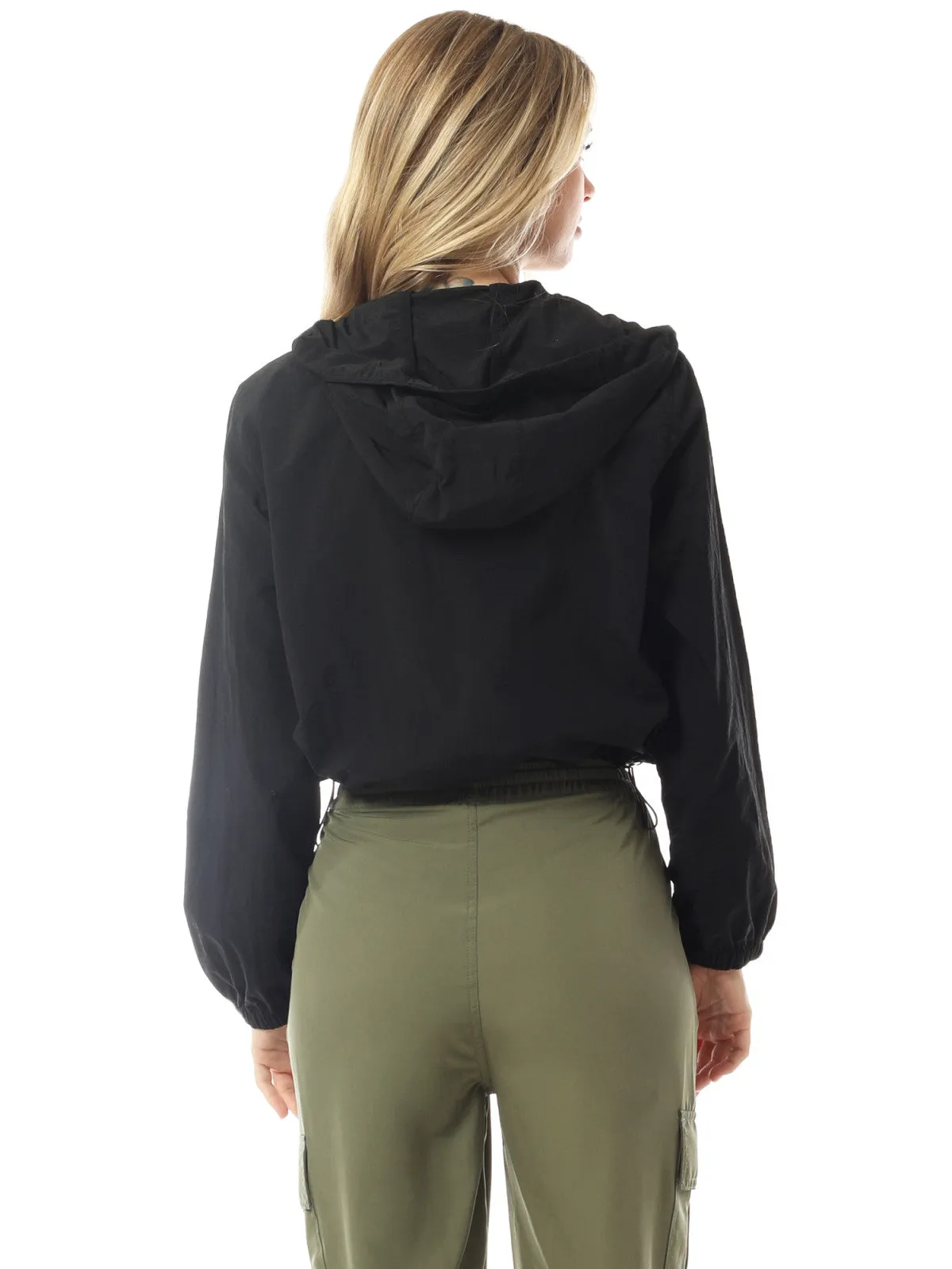 Lightweight Cropped Jackets Yoga Quick Dry Windbreaker Zipper Jackets Workout Running Hoodie Jackets