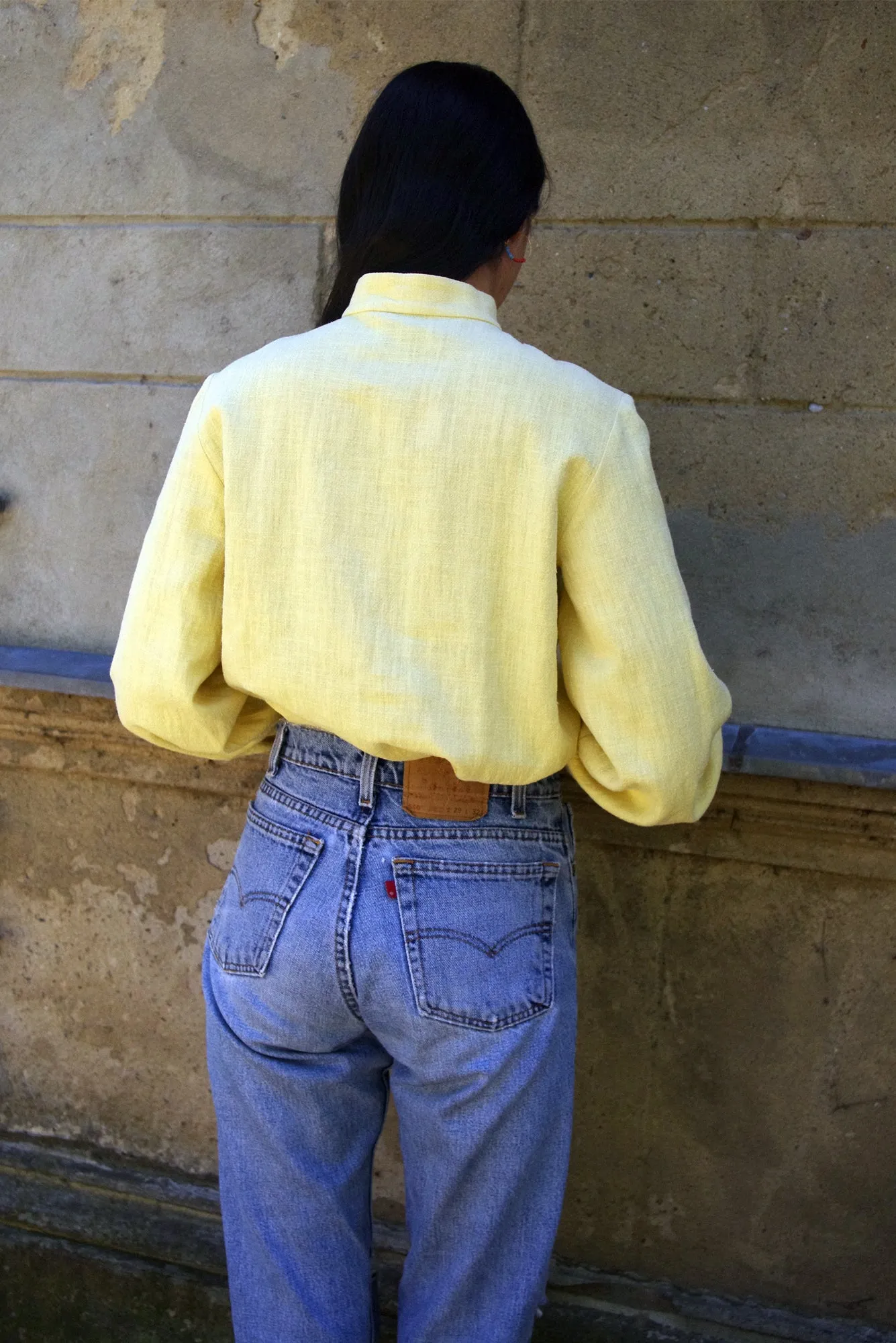 MANDRA BLOUSE vanilla linen