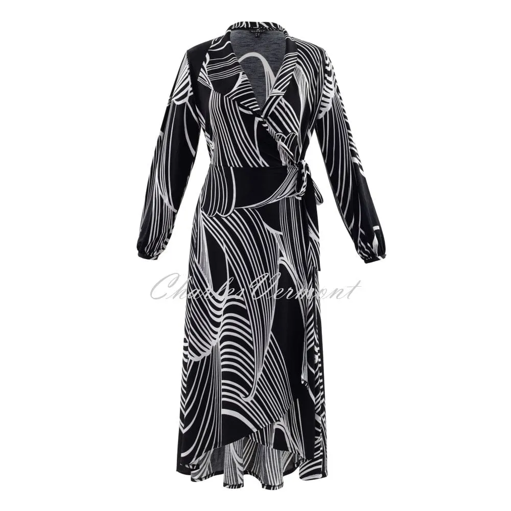 Marble Dress – Style 6198-102 (Black / White)