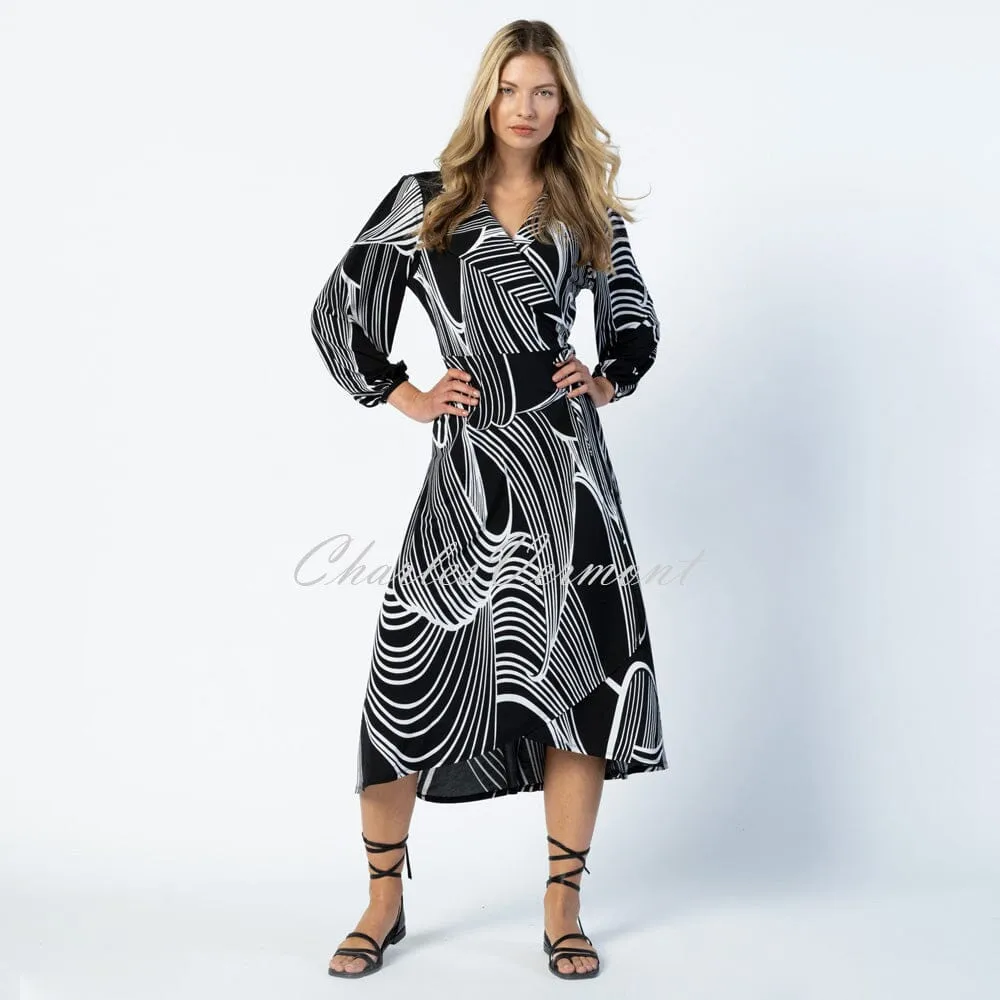 Marble Dress – Style 6198-102 (Black / White)