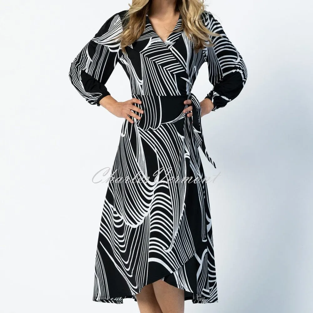 Marble Dress – Style 6198-102 (Black / White)