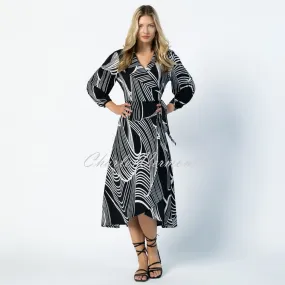 Marble Dress – Style 6198-102 (Black / White)