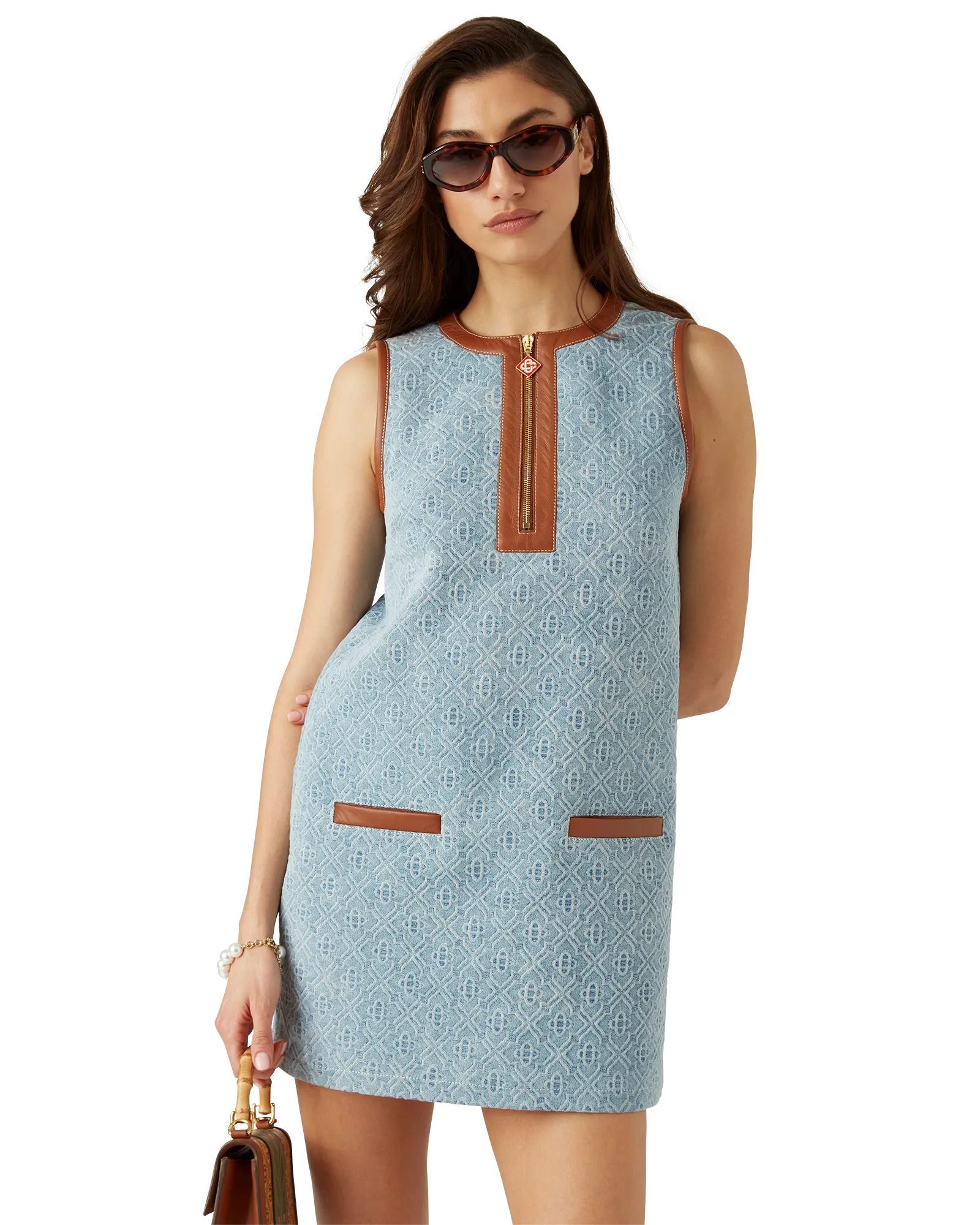 Monogram Denim Dress