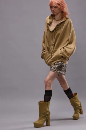 PAPERBAG ZIP-UP - KHAKI