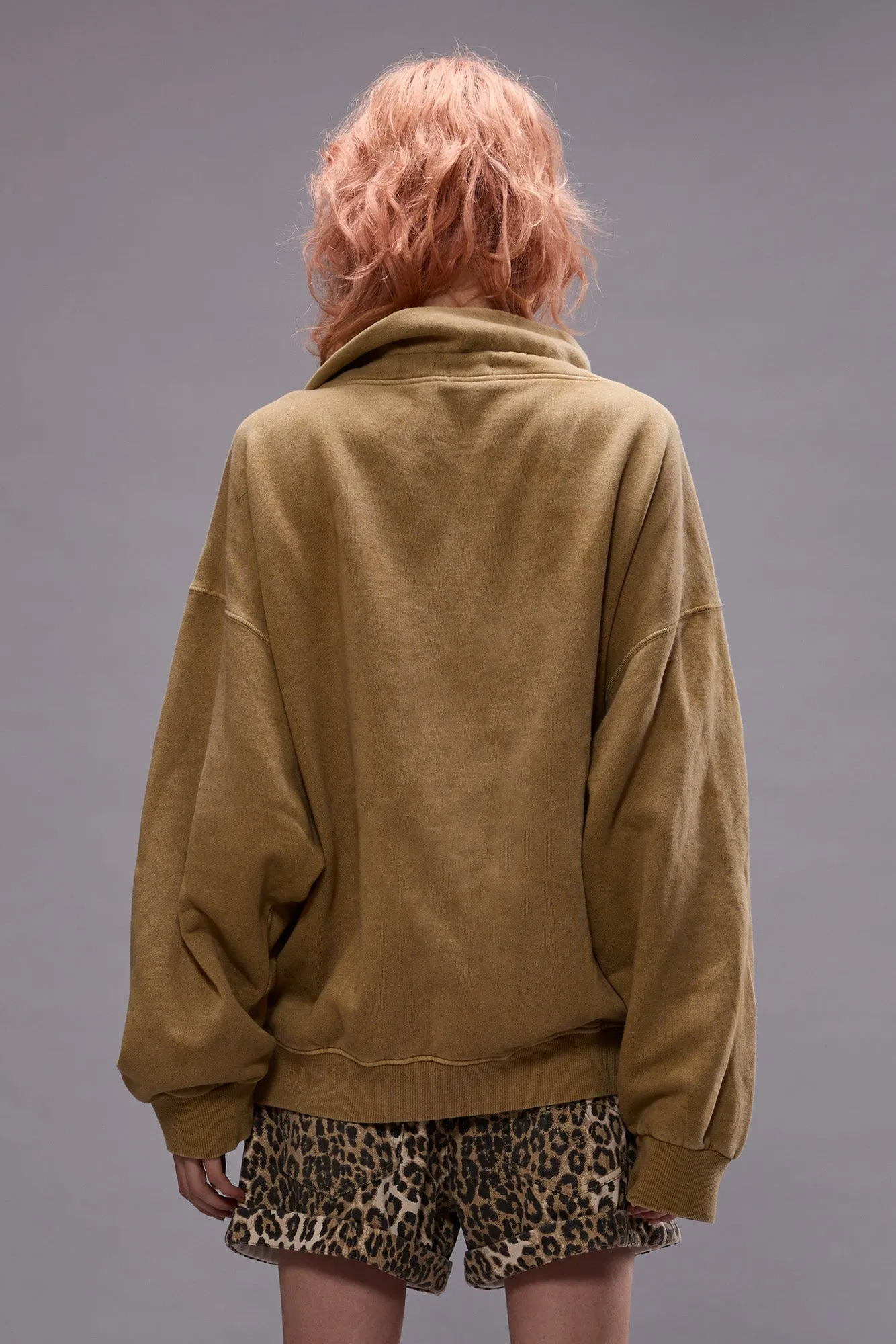 PAPERBAG ZIP-UP - KHAKI