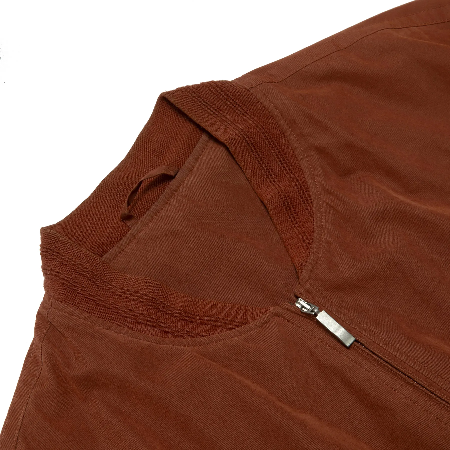 Peached Twill Weave Structured Multi Panel Bomber Jacket