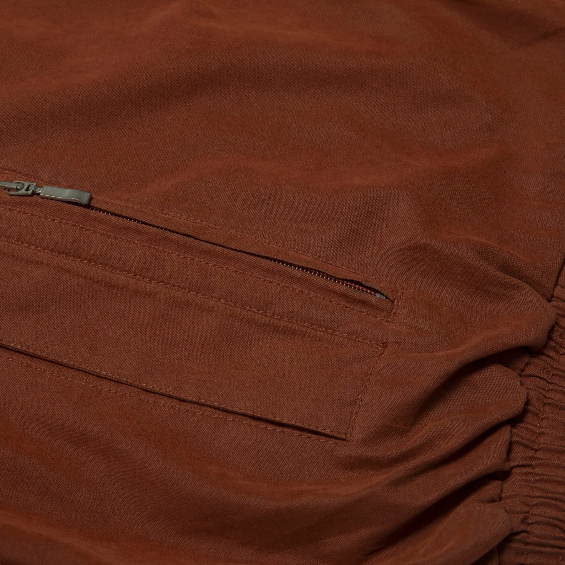 Peached Twill Weave Structured Multi Panel Bomber Jacket
