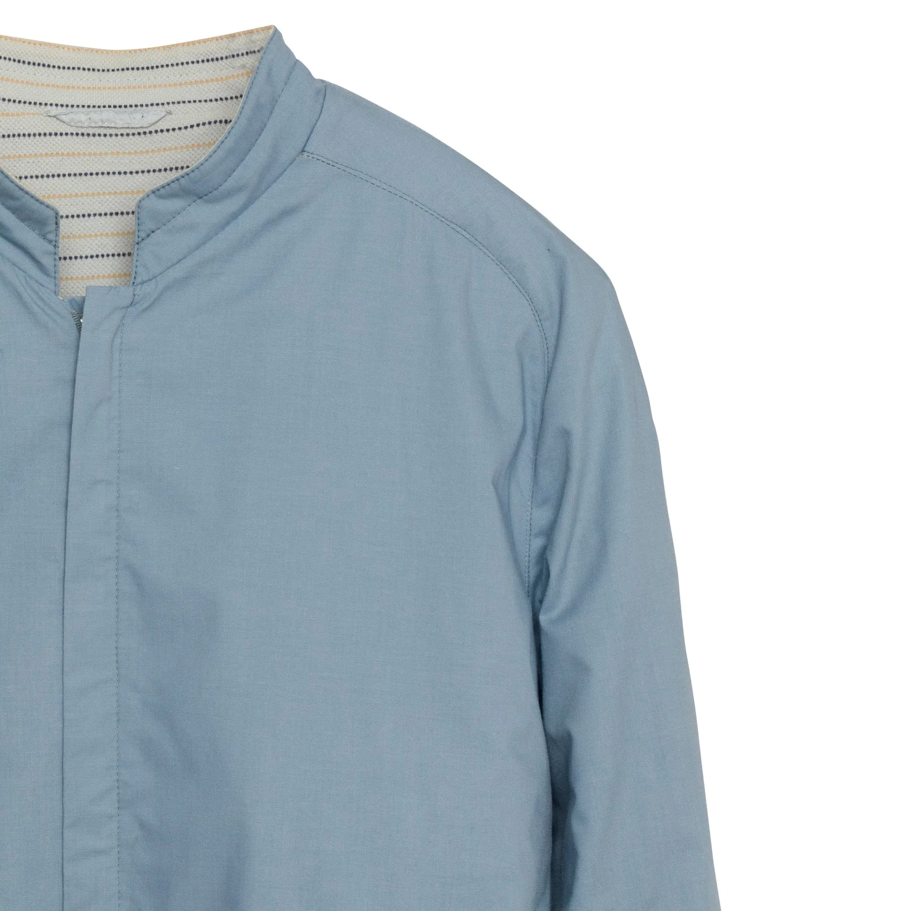 Plain Weave Saddle Sleeve Nehru Bomber