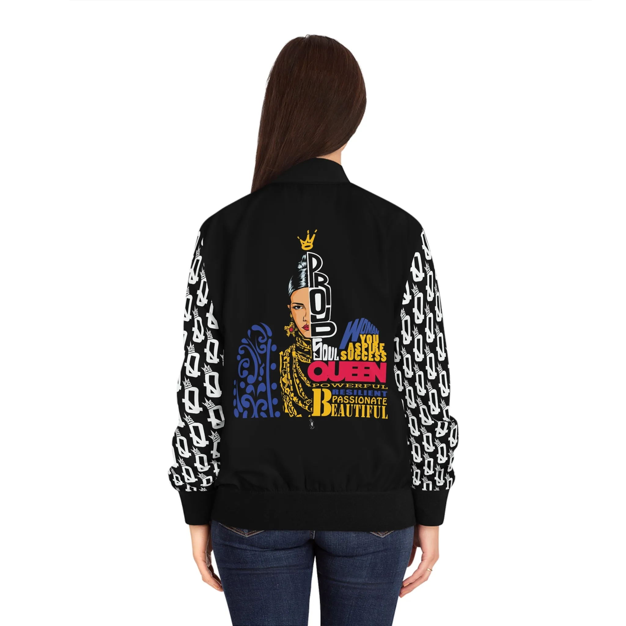“Proud Queen” YAS Bomber Jacket