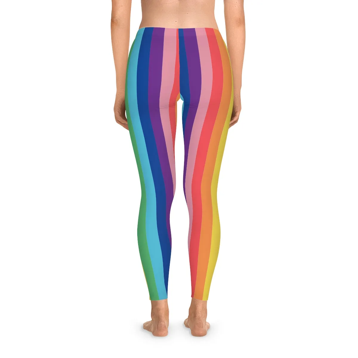 Rainbow Chunk Stretchy Leggings