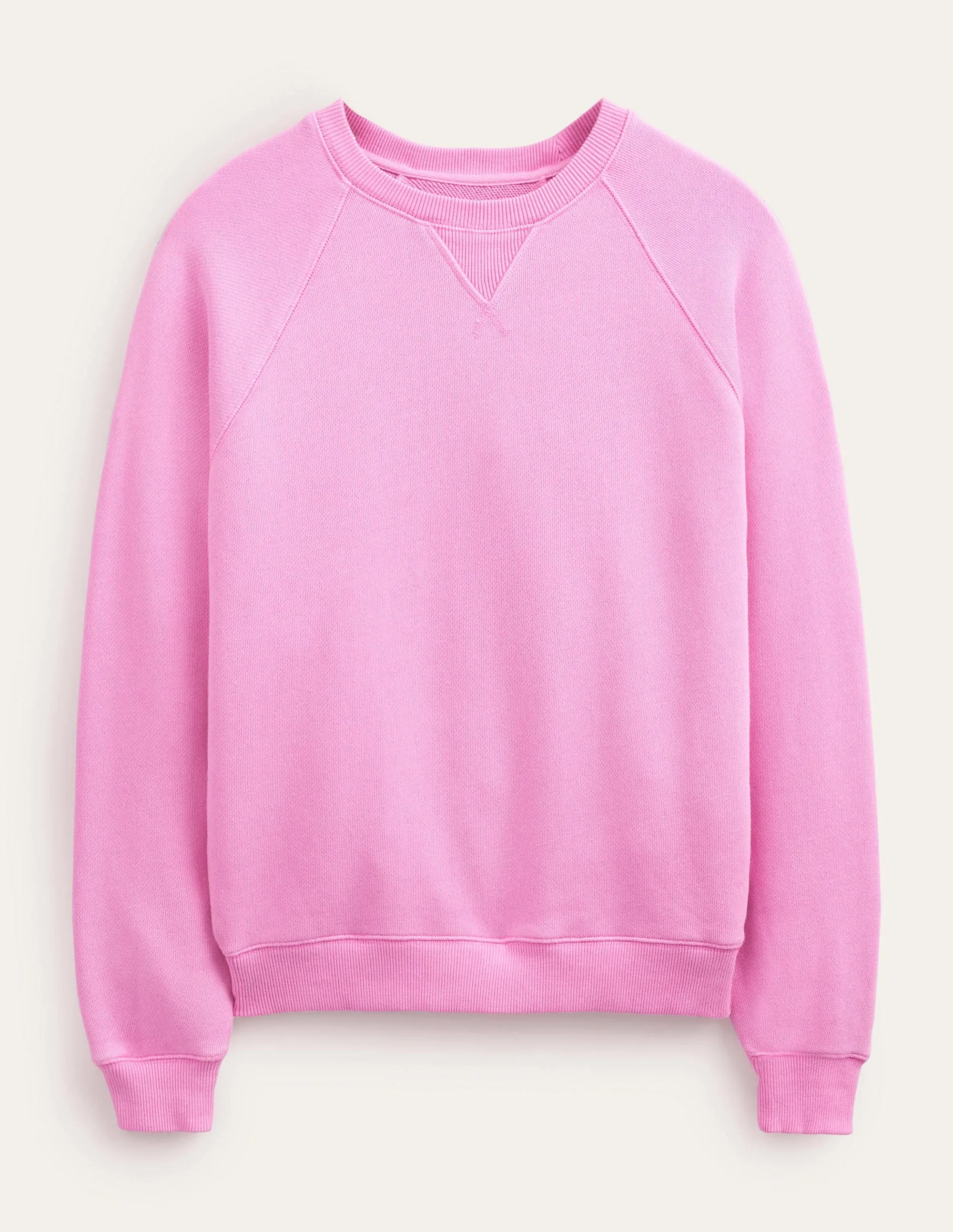 Relaxed Raglan Sweatshirt-Wild Orchid