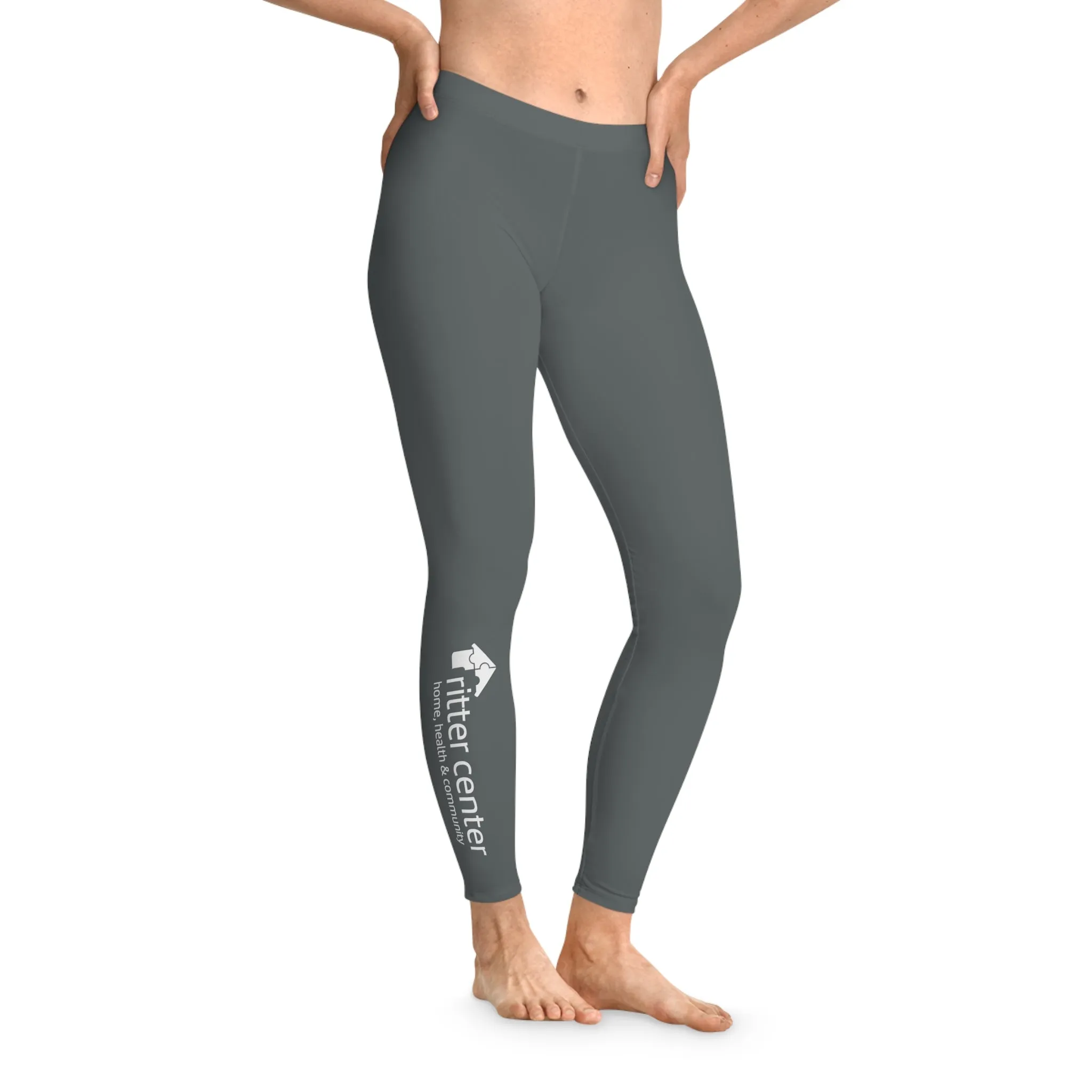 Ritter Center Gray Stretchy Leggings