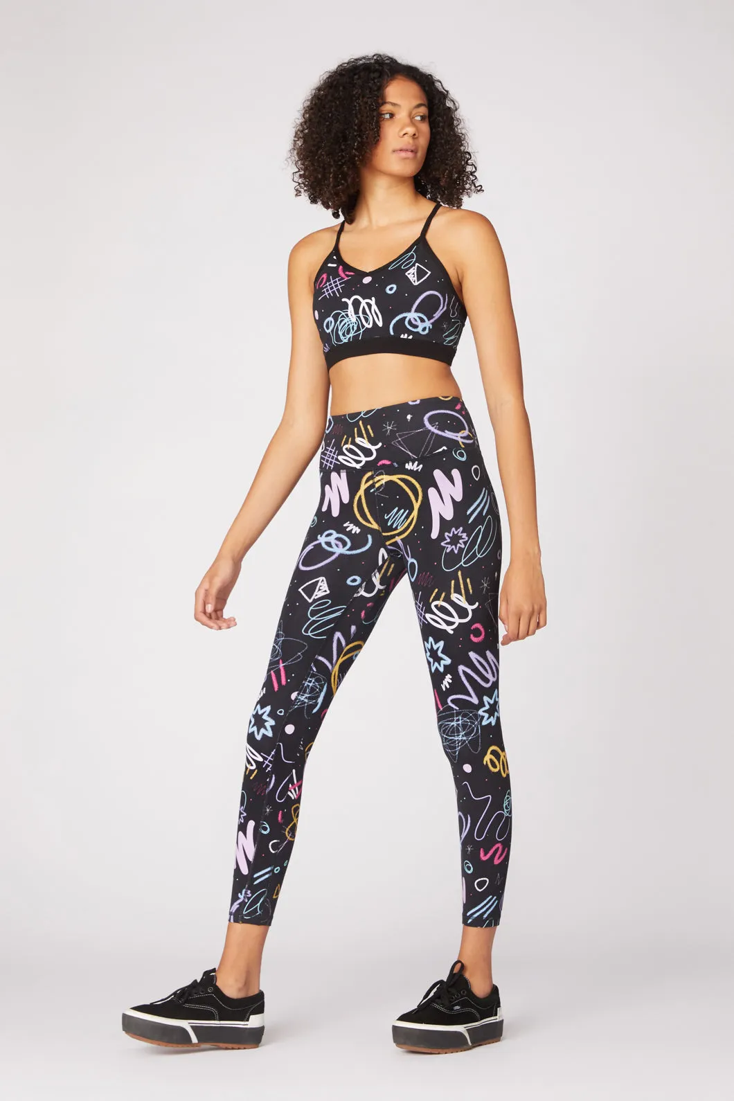 Scribble Full Length Legging