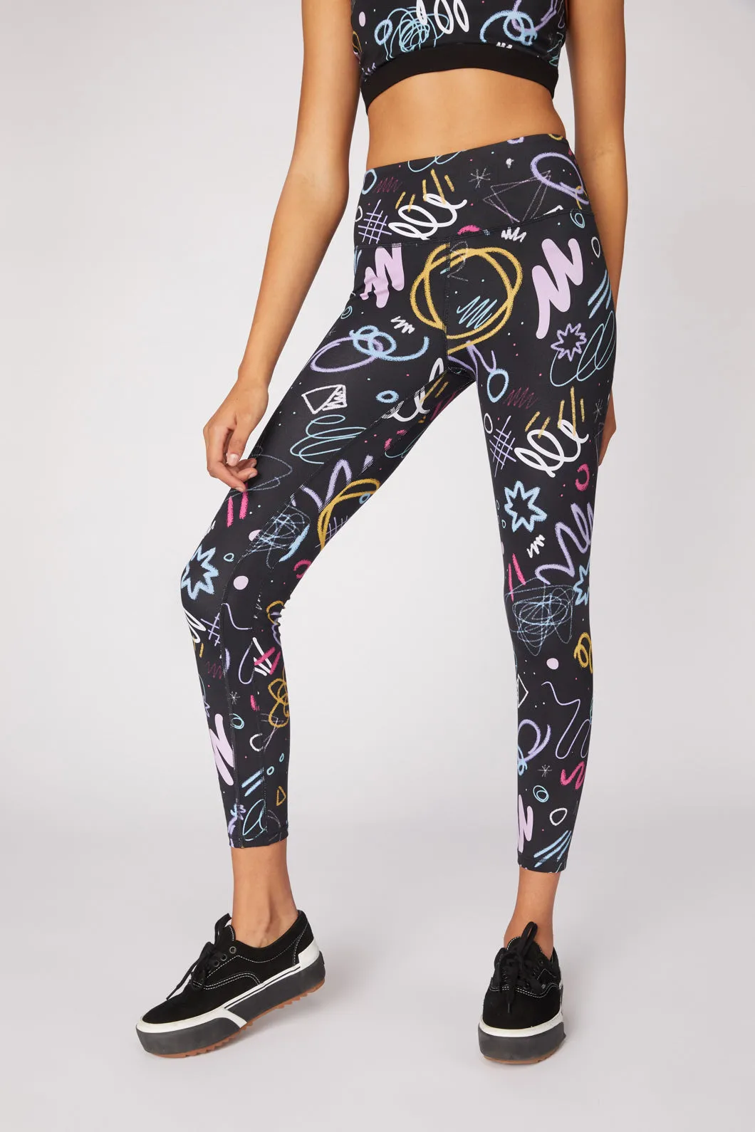 Scribble Full Length Legging